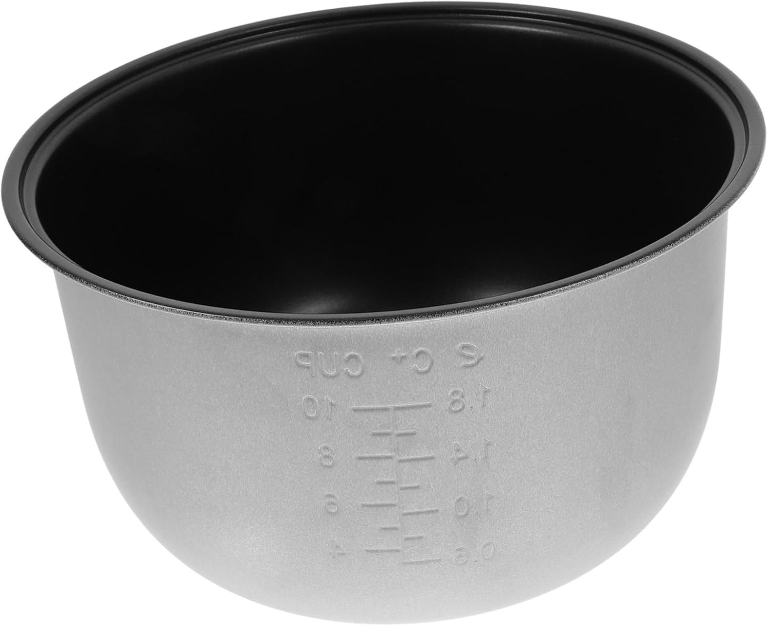 Mobestech 1set Replacement Inner Pot for Pressure Rice Cooker Hard Anodized Non-stick Pot Liner