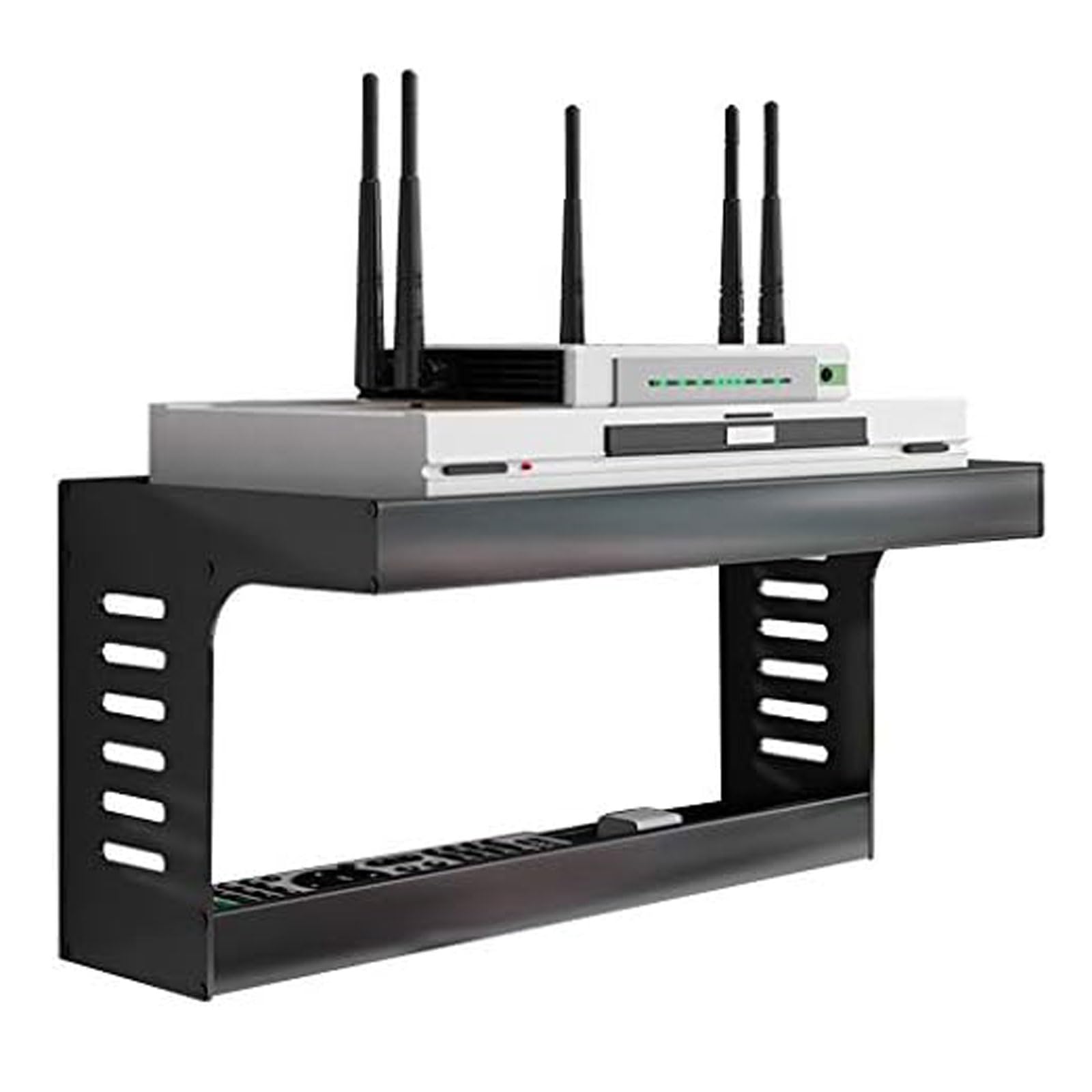 Router-Aufbewahrungsregale, Wandhalterung, WLAN-Router, Ständer, Aufbewahrung, Wandregal, Halterung, Projektorregal für TV-Zubehör, WLAN-Router