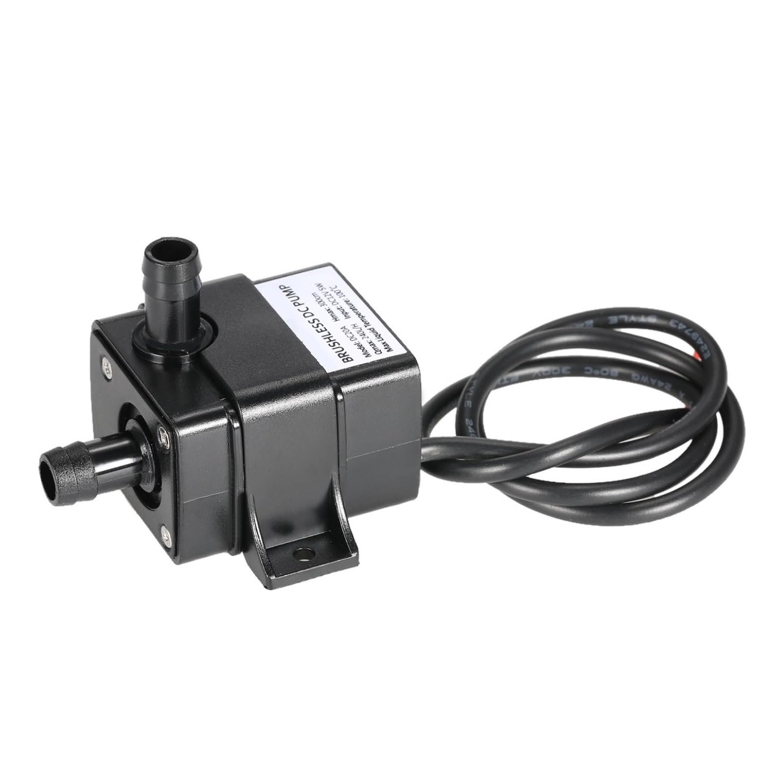 Industrial Water Pressure Diaphragm Pump Ultra-quiet Mini DC12V 5W Brushless Submersible Fountain Aquarium Circulating Pump 240L/H