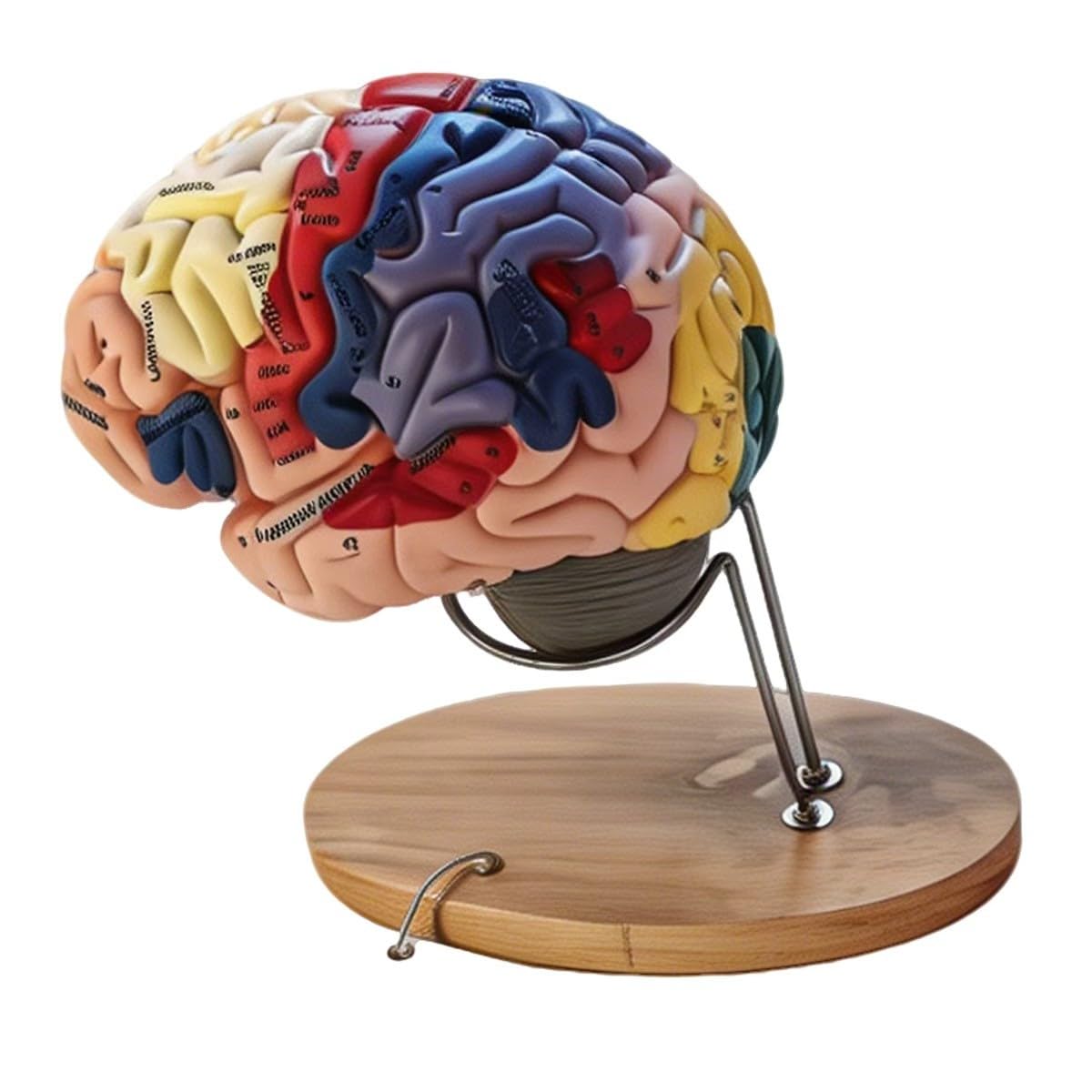 Bananaww Human Brain Model 2X Life-Size – Brain Model for Neuroscience Study, Human Brain Model Anatomy with Detachable Parts, Anatomical Human Brain Model for Medical Teaching