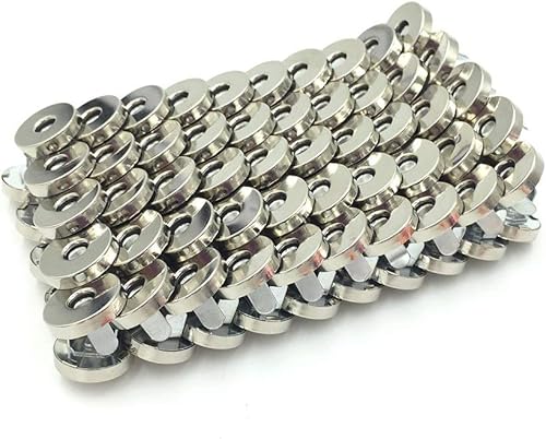 Miniatura 2 de 100 juegos de botones de cierre magnético, perfectos para bolsas y prendas, 18mm