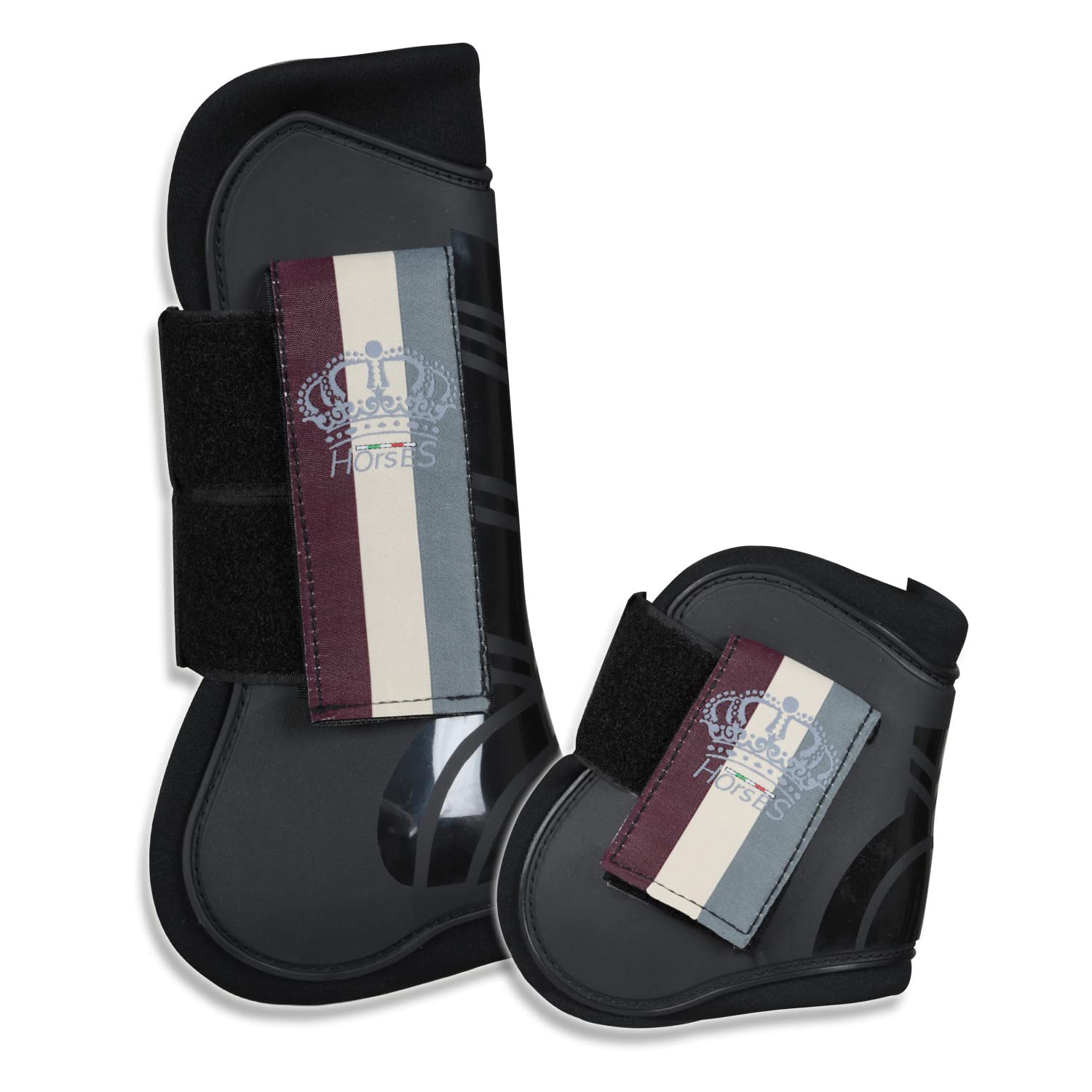 Horses Juego de protectores para caballo, suave y resistente, máxima protección contra el tráfico y las virutas