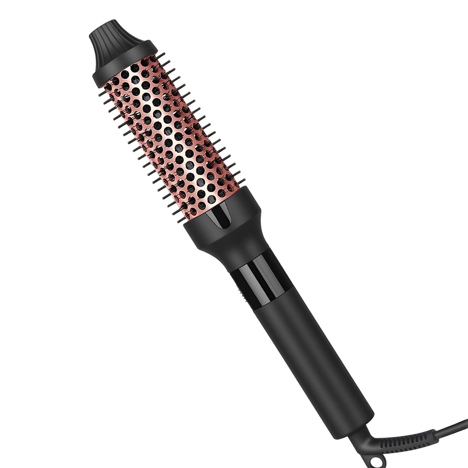 Escova Térmica De 1,5", Modelador Cachos Cerâmica Com Aquecimento Duplo Ptc, Pente