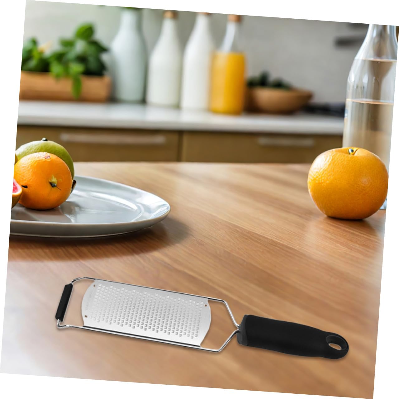 Healifty 4 Piezas Rallador de Cocina de Acero Inoxidable con Mango Ergonómico Rallador Manual Multifuncional para Queso Cítricos Verduras y Chocolate Fácil de Limpiar Herramienta Resistente