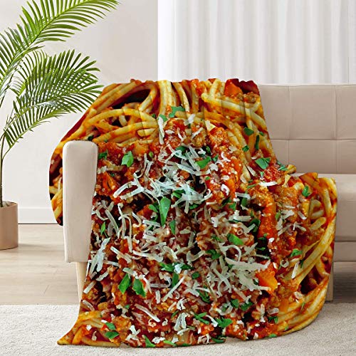 Arnovic Spaghetti Flannel Throw Soft Blanket For Couch Sofa Home Decor Blankets For Couch, Bed, Sofa Luxurious Warm And Cozy For All Seasons 50X40 Inch For Child #TOP22