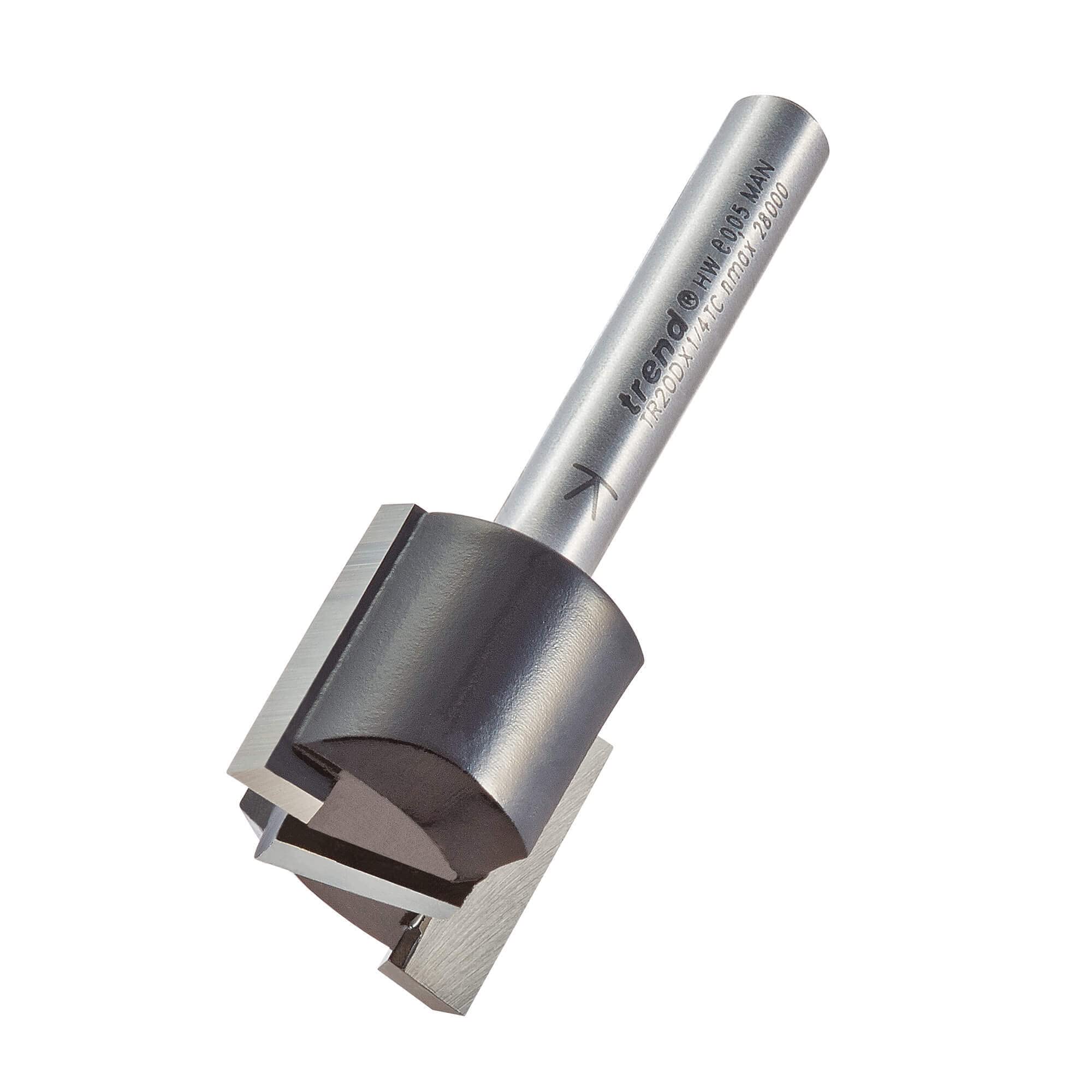 Trend - Two Flute 20Mm Dia X 20Mm Cut - Tr20dx1/4Tc