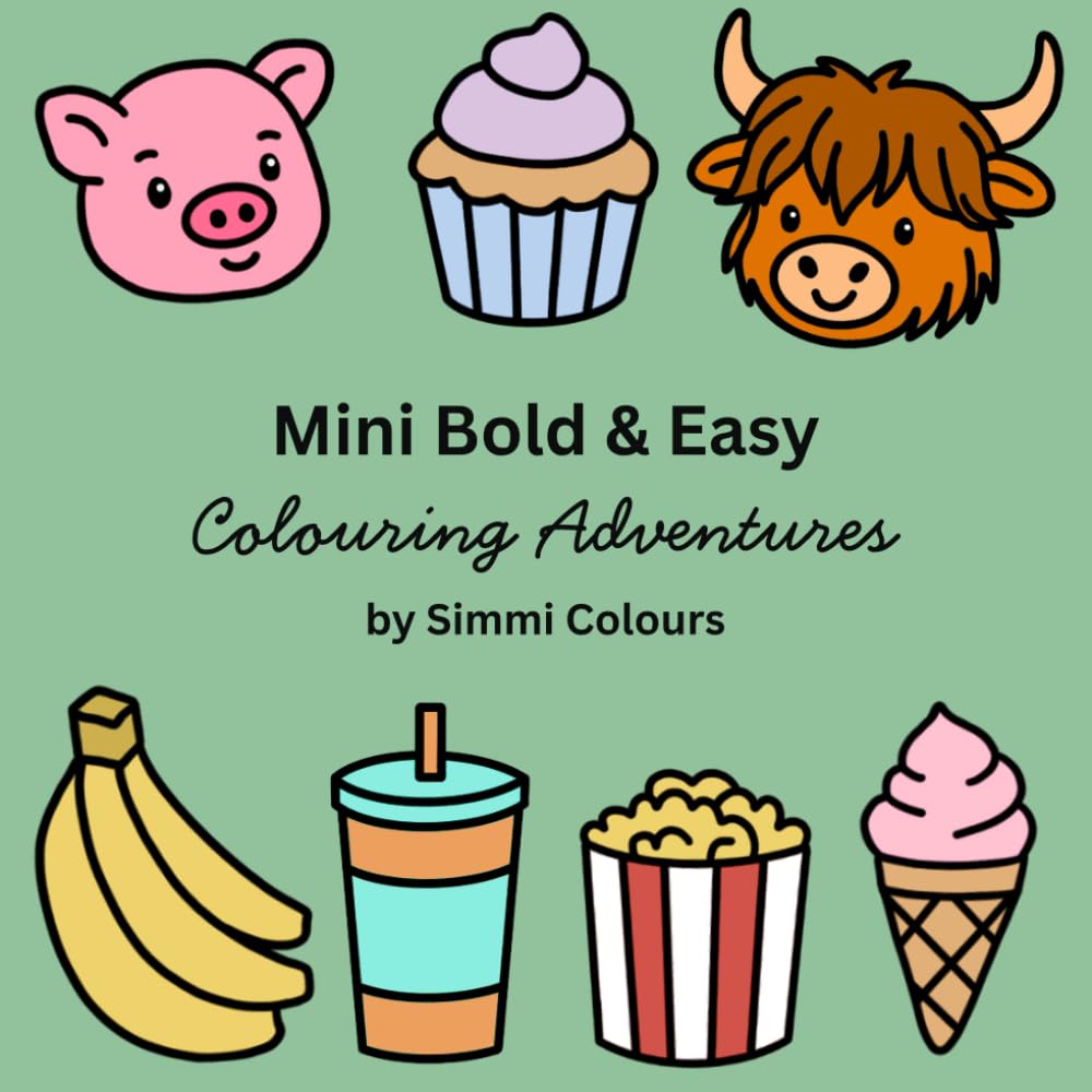 Mini Bold and Easy Colouring Adventures