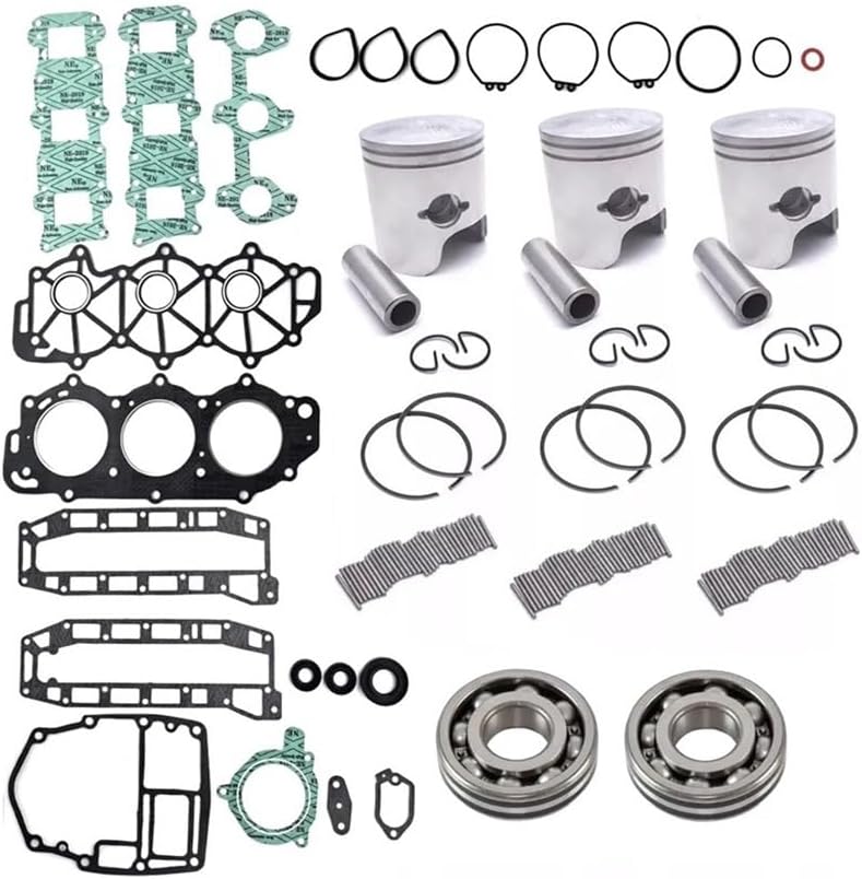 Crankshaft & Power Head Rebuild Kit STD Fit for 2T 40HP 50D 6H5 50HP 3 Cyl 1984-1994 Outboard Engine Parts