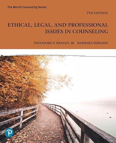 Ethical, Legal, and Professional Issues in Counseling-Wow! eBook