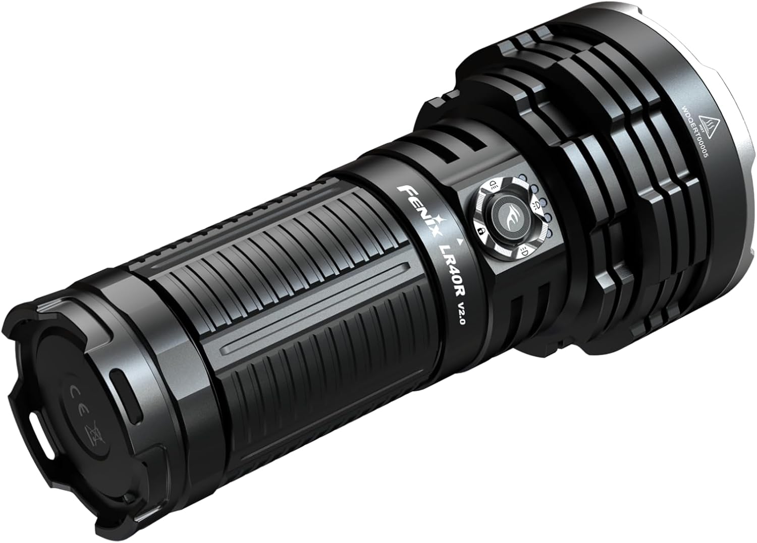 Fenix LR40R V2.0 15,000 Lumen Super Bright Flashlight, USB-C Fast Charging Rechargeable Long Throw Searchlight with Floodlight and Spotlight and Organizer