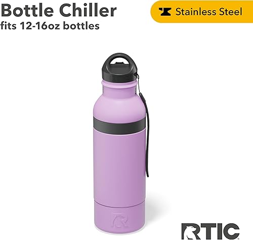 Vista 39 de RTIC Enfriador de botellas - Enfriador aislado para botellas de 12 oz/16 onzas, aislamiento al vacío de doble pared, acero inoxidable, a prueba