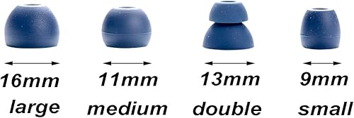 Miniatura 7 de Juego de auriculares de silicona de repuesto para auriculares inalámbricos Powerbeats Pro, 8 pares (azul)