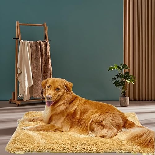 Miniatura 8 de TOPSOSO Tapete de cama grande ecológico para perros, lavable, ultra suave, reversible, que nunca se amontona para perros y gatos (rojo)