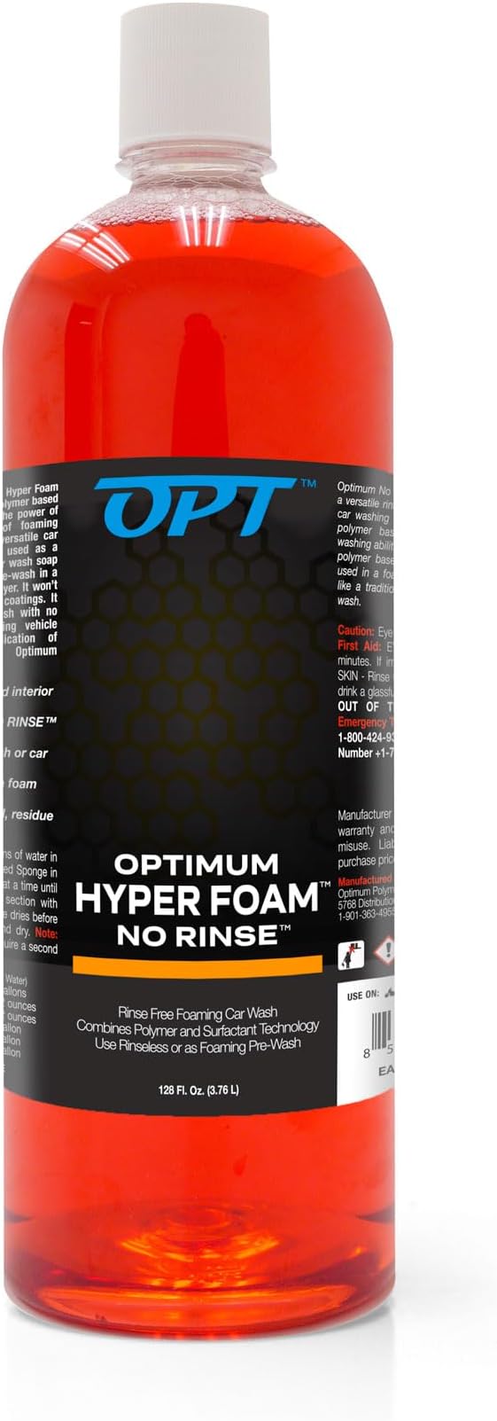 Hyper Foam ONR Rinseless Foaming Car Wash Soap – Spray-on, Agitate, No Rinse, and Dry – Rinseless Car Wash with Foam and (32 oz.)