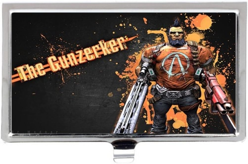 Borderlands 2 Gunzerker Unique Durable Aluminum Business Name Card Holder Box Case by Perezoom Design