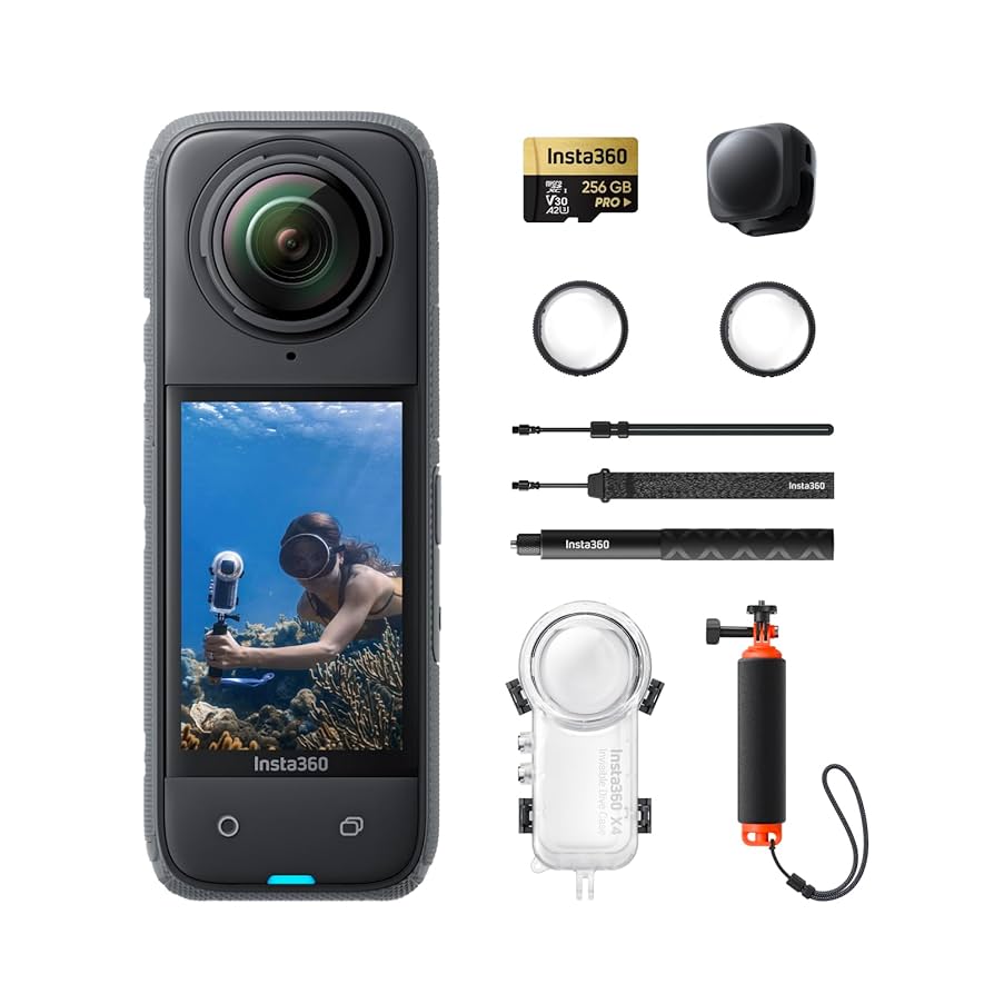 Amazon.com : Insta360 X4 Invisible Dive Bundle - 8K