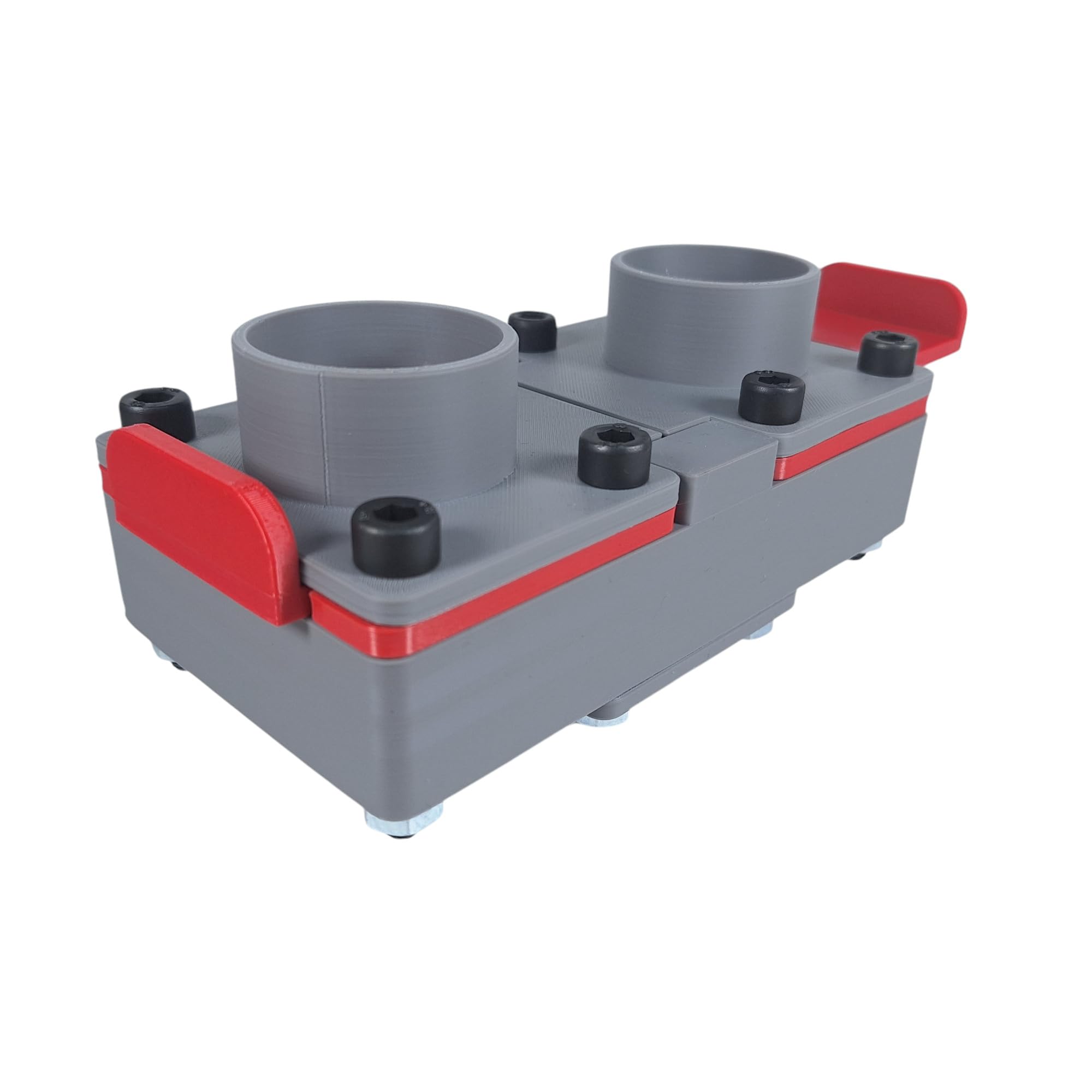 GENERISCH Valvola direzionale 2/3 per impianto di aspirazione, diametro 50 mm, BlastGate DN 50 con valvola di bloccaggio manuale per aspirazione officina
