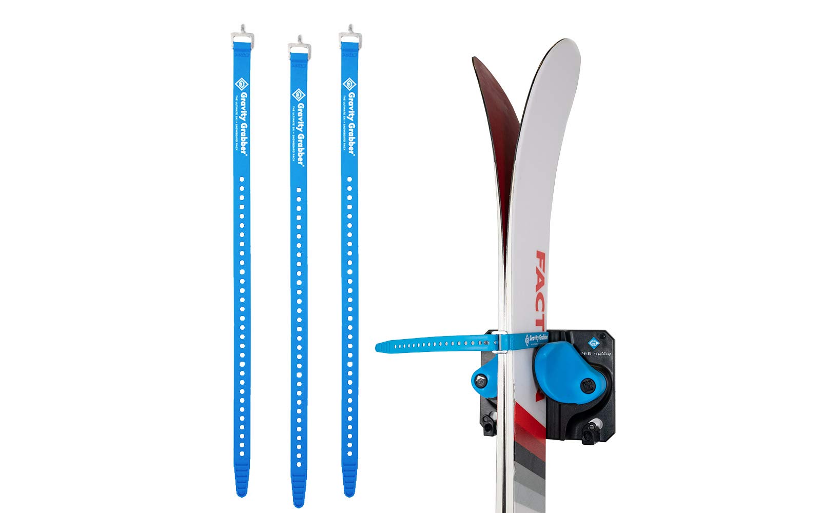 Gravity Grabber 20" Voile Strap with Aluminum Buckle | Super Strong, UV-Resistant Polyurethane Strap | Holds Tension | Multi-Use Strap | Secure, Bundle, Repair (3)