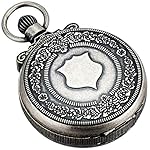 Charles-Hubert-Paris-3867-S-Classic-Collection-Antiqued-Finish-Double-Hunter-Case-Mechanical-Pocket-Watch