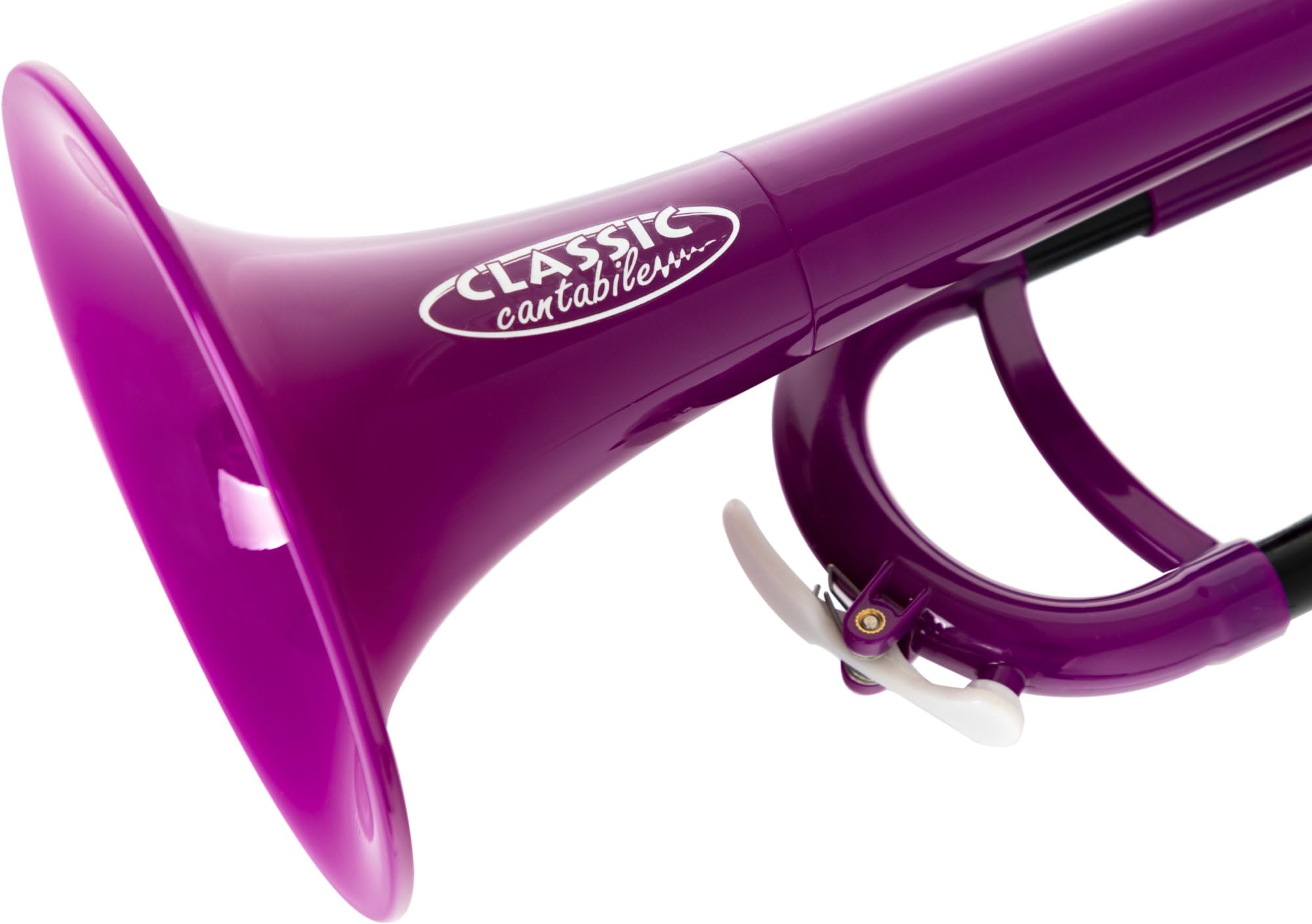 Classic Cantabile MardiBrass ABS Kunststoff Trompete - Perinet-Ventile - 510g leicht - Bohrung: 11,6 mm - inkl. Mundstück und Gigbag - lila
