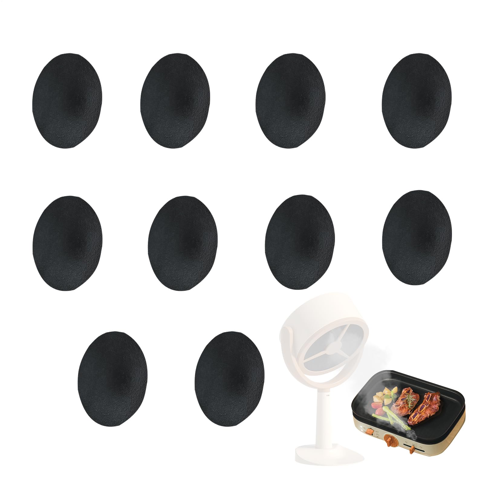 Cappa aspirante piccola | Estrattore da cucina - Pompa del grasso multi-filtro anti-impronte per campeggio barbecue interno studio