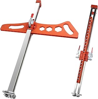 Heavy Duty Drywall Cutting Tool, 1.5 to 60cm Foldable Sheetrock Cutter, Suitable for Gypsum Boards with Thicknesses of 1/4 "&3/8"&1/2 "