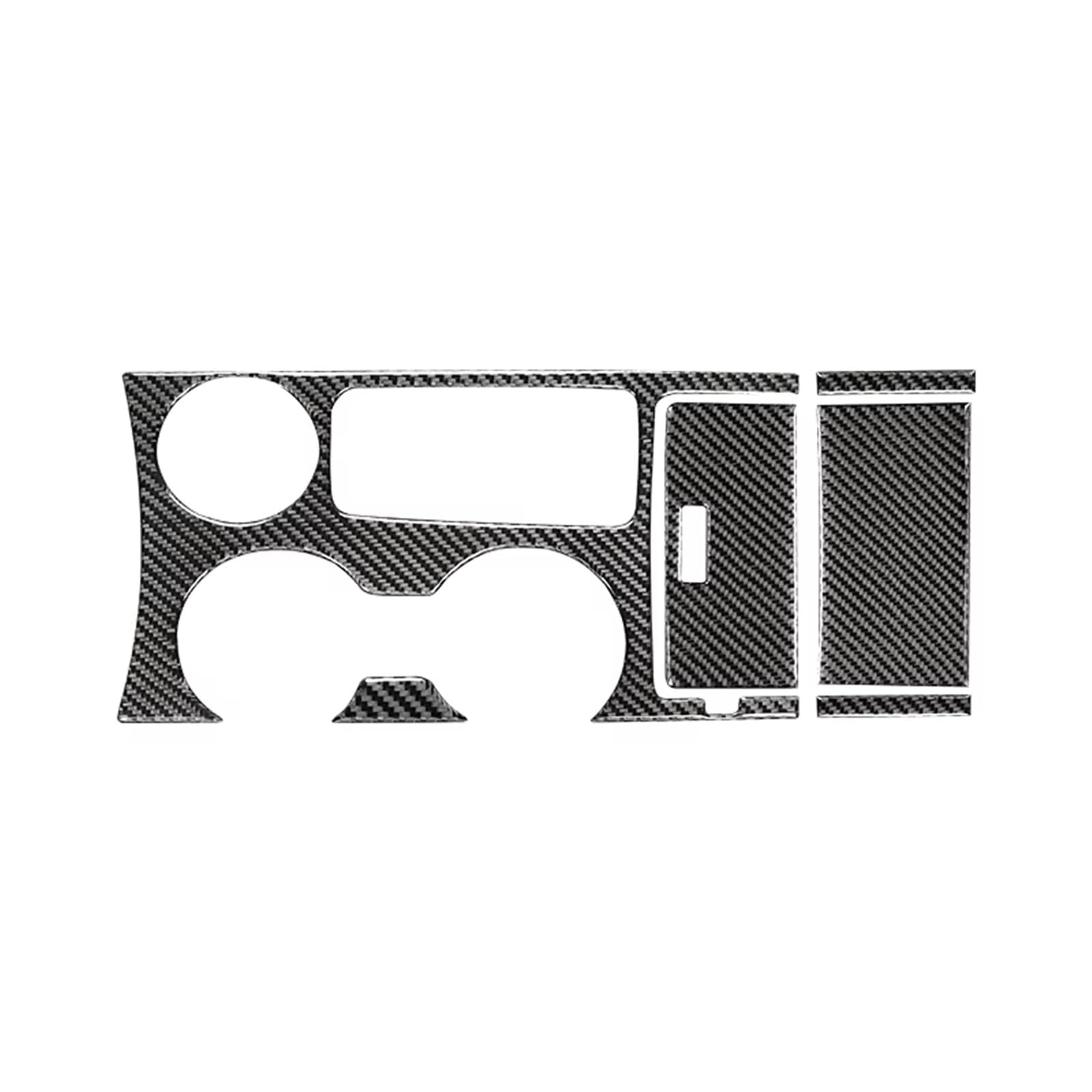 Mittelkonsole Verkleidung Kompatibel Mit Ford Für Explorer 2013–2016 2017 2018 2019, Auto-Innenraum-Wasserbecher, Getriebe-Panel-Trim-Aufkleber, Dekoration, Abdeckungsaufkleber
