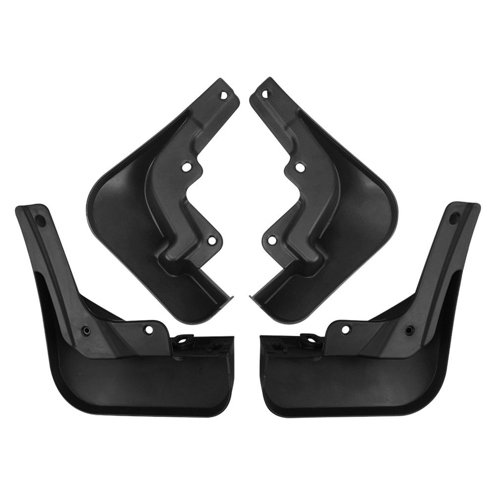CDQSB 4 Pcs Car Mud Flaps for QQ Ice Cream 2021-2023, Front Rear Fenders Splashproof Splash Guards Mudflaps Protects Accessories