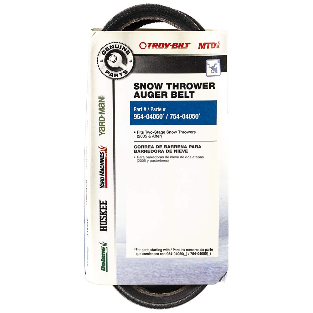 MTD Genuine Part 954-04050 Parti Genuine Snow Thrower Coclea Cinghia OEM per Troy-Bilt Cub-Cadet Artigiano Bolens Remington Ryobi Yardman Yard-Machi