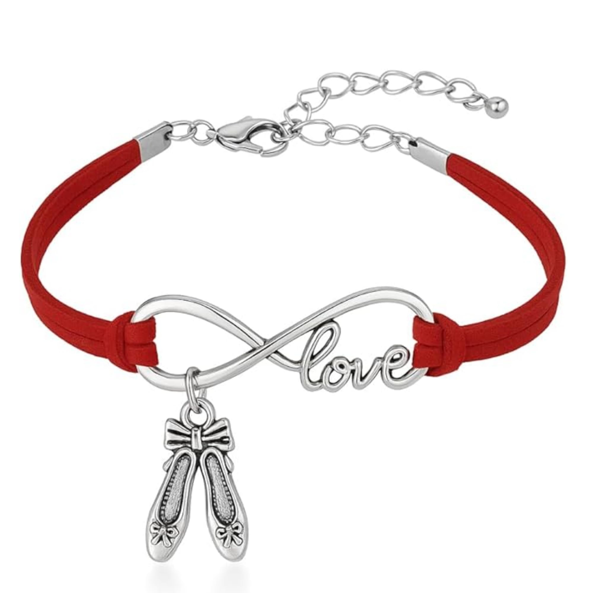 Sportybella Infinity Love Dance Charm Bracelet - Gift for Dance Recitals &amp; Dancers