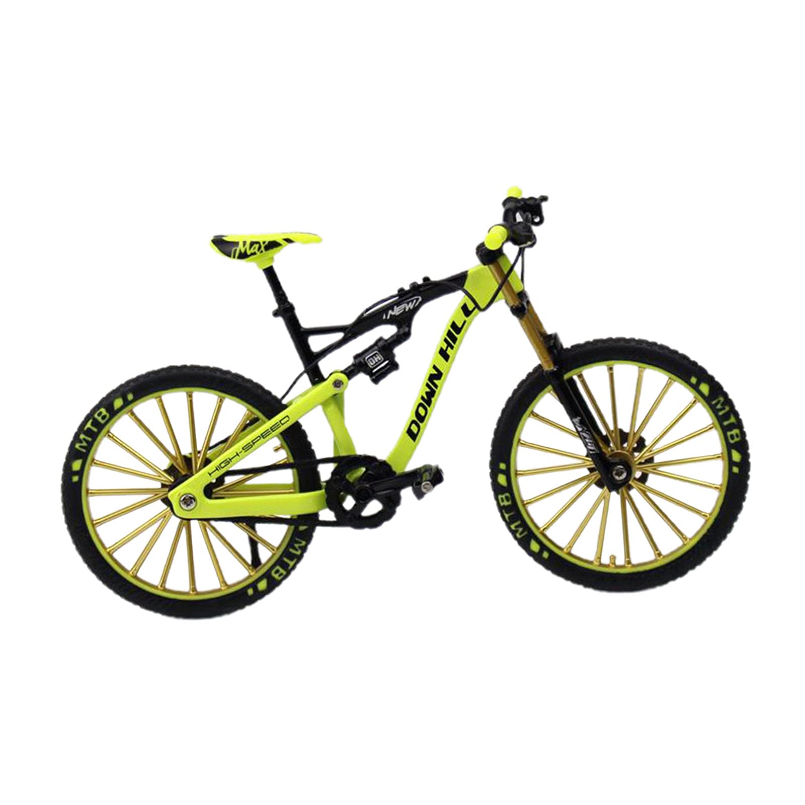 自転車 ミニチュア 置物 グリーン Amazon | 1/10ミニチュアガーバイクおもちゃの指の自転車ミニチュア