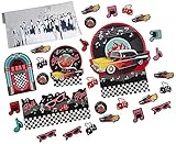Nifty 50's Theme Party Jskebox and Vinyl Records Tbale Decorating Kit, Paper, 12
