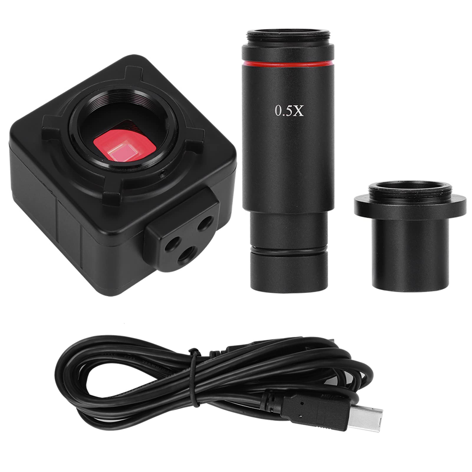 lyrlody Kamera Mikroskopowa USB Cyfrowa Kamera Przemysłowa CMOS 5,0 MP ABS 2592 X 1944 USB 2.0 Obrazowanie w Czasie Rzeczywistym do Nauczania Mikroskopu Inspekcja Napraw