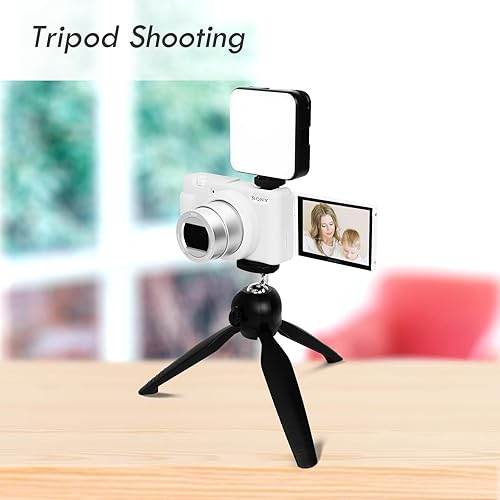 Miniatura 6 de Rieibi ZV-1F Caso, Funda Protectora De Silicona Suave Para Sony ZV1FZV-1M2ZV-1 Mark II Vlog Cámara, Cubierta Ligera ZV1F - Blanco