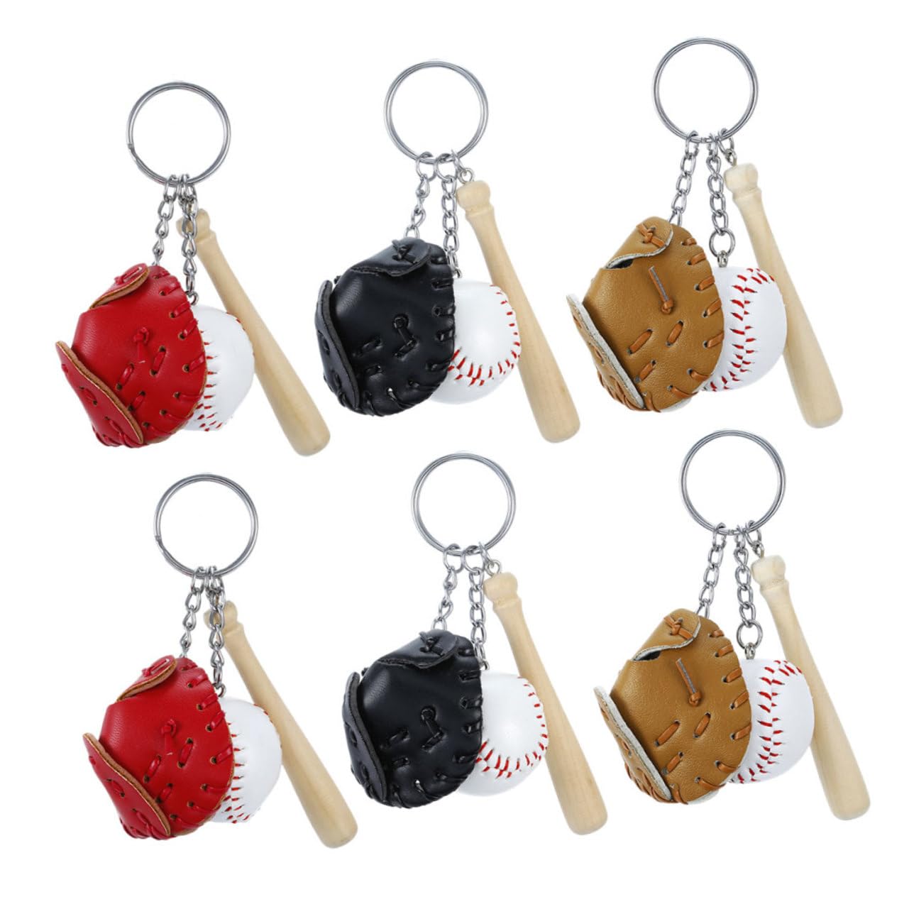 Porte-clés Softball Idée Cadeau Baseball pour Équipe et Amis - 8