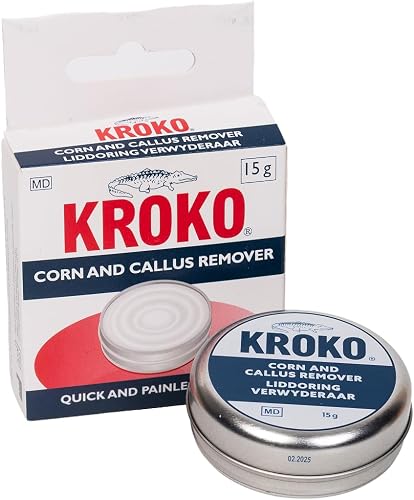 KROKO Corn and Callus Remover Ointment, Quick and Painless Relief, Professional Foot Care Treatment for Softening and Removing Corns, Calluses - 15gm