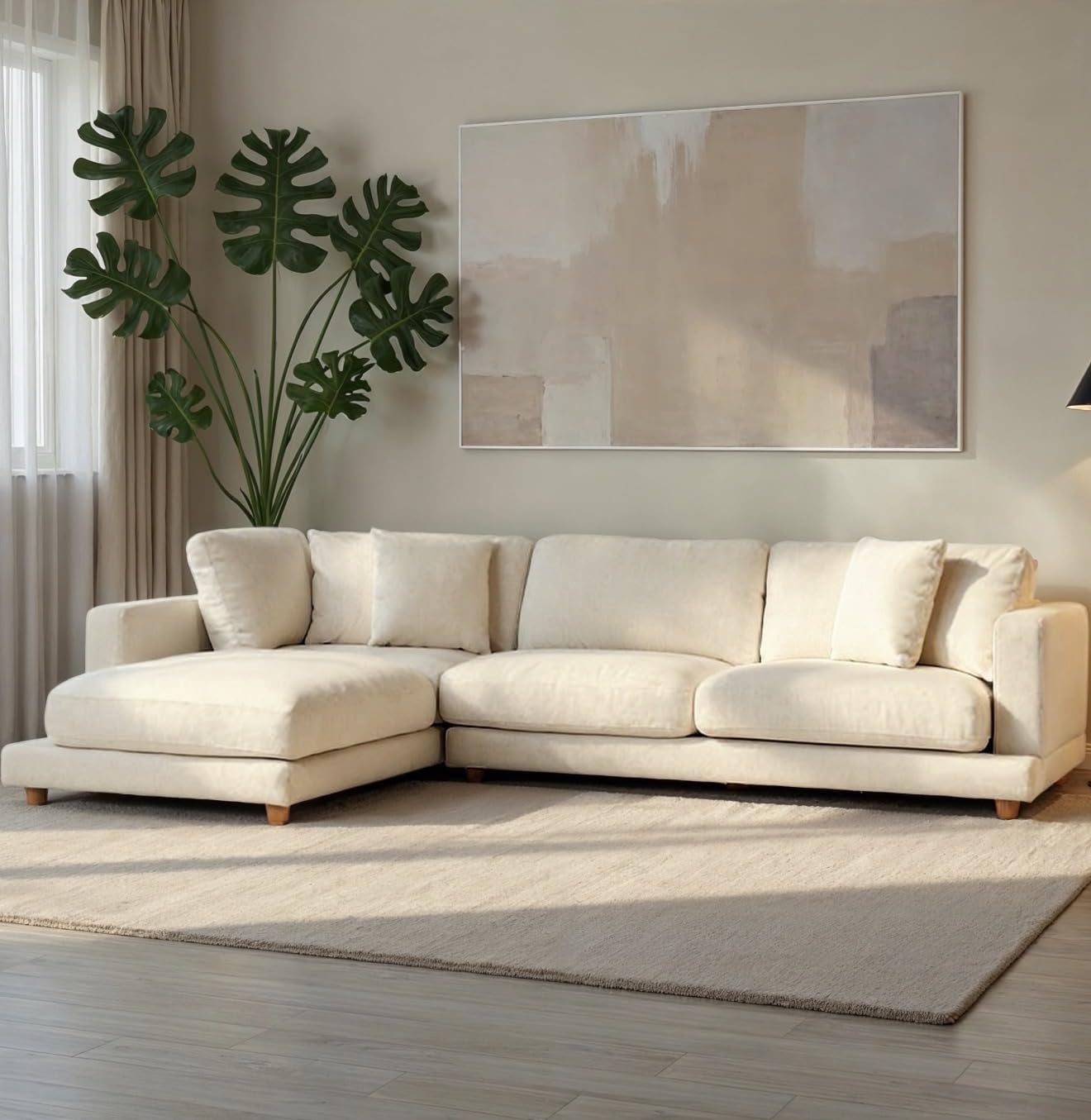 L Corner Sofa for Living Room| Meeting Room| Lounge | Corner Design, Meeting Room Use, L-Shape, Indoor Seating-image-31