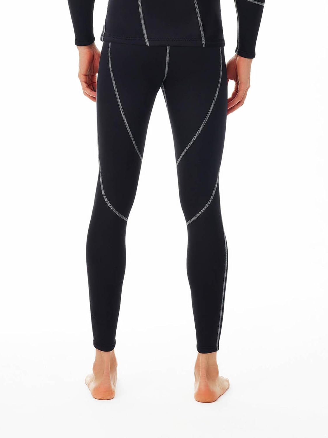 Men 3mm Neoprene Wetsuit Pants Diving Trousers Water Sports Swim Pants for Snorkeling Scuba Kayaking