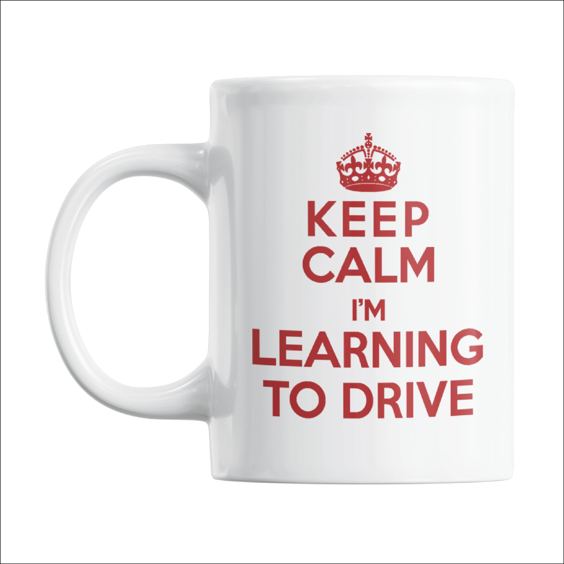 Keep Calm I'm Learning to Drive Mug Gift Present Learner Driving Lessons