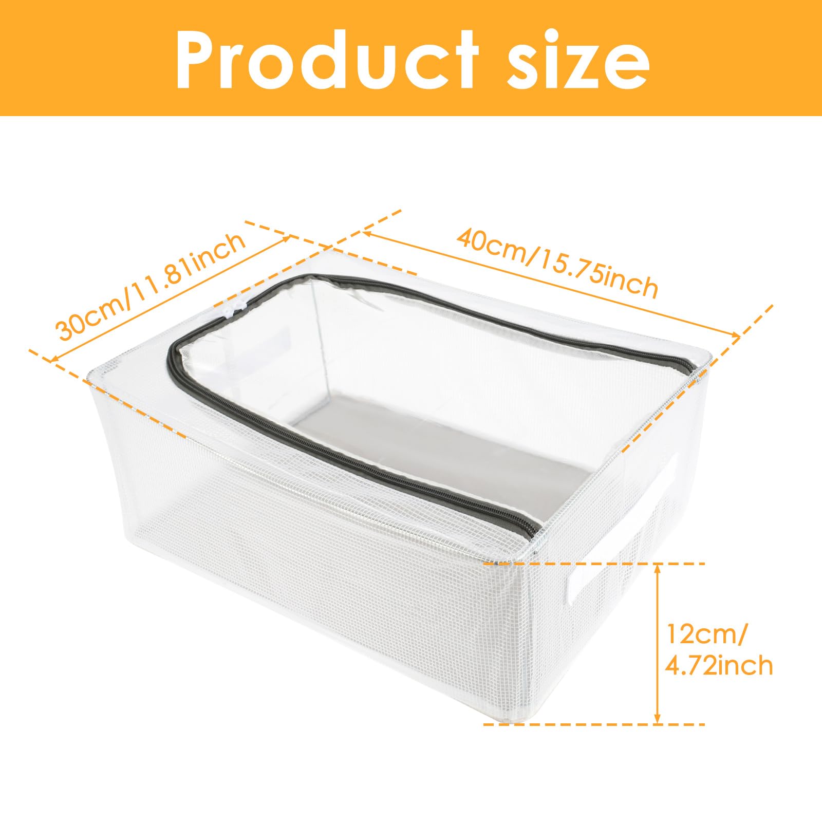 ZLHETWT Hat Organizer, Hat Storage, Steel Frame Hat Organizer, Stackable Hat Storage PVC Hat Container Dustproof Hat Storage Box Stackable Hat Case for Baseball Caps White