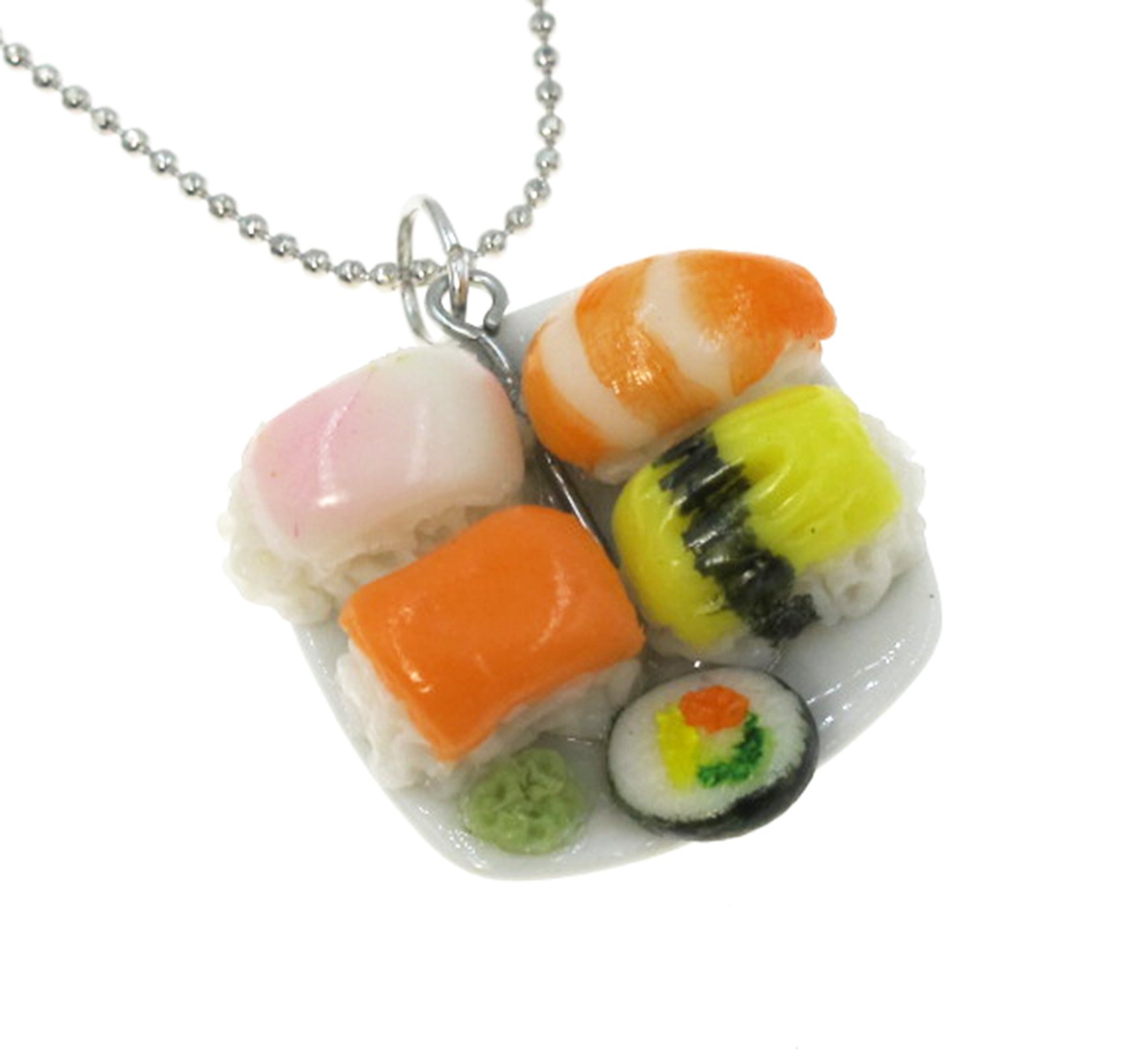 Best Wing NecklacesBest Wing Jewelry Sushi Polymer Clay Pendant Necklace