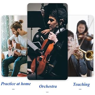 HRTC Pupitre d'orchestre Supports de Musique réglables Support de Musique Portable avec Dossier de Musique partitions… – Image 7