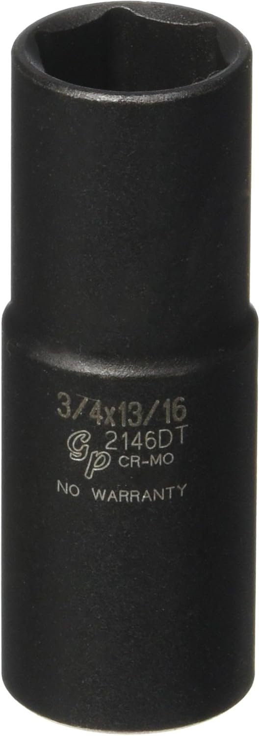 Grey Pneumatic (2146DT) 1/2 Drive x 3/4 and 13/16 Extra-Thin Wall Flip Socket