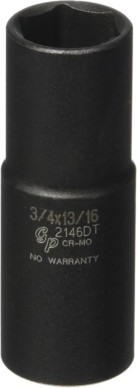 Soquete reversível de parede extrafina Grey Pneumatic 1/2 pol. com medidas de 3/4 e 13/16 pol. 2146DT