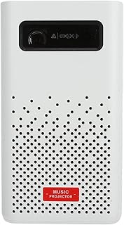 Portable Projector, 4K DLP Projector with Tripod Bracket and Remote Control, Support Front Projection, Rear Projection and Ceiling Projection, for Outdoor Home Entertainment (US