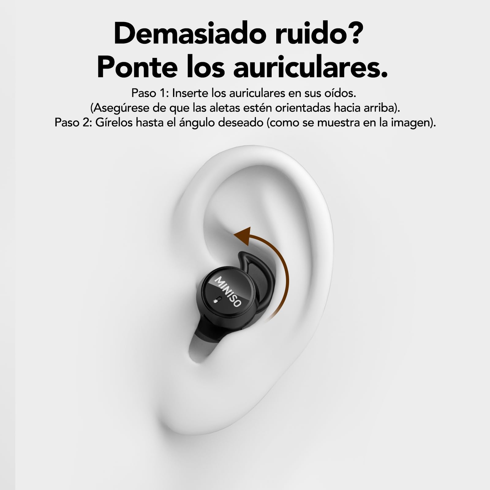 MINISO MS217 Auriculares para Dormir, Auriculares Traductor en Tiempo Real | 165 idiomas con APP, Cancelación de Ruido, Bluetooth 6.0 & 48h Autonomía, Almohadillas Suaves para Viajes, Trabajo y Dormir