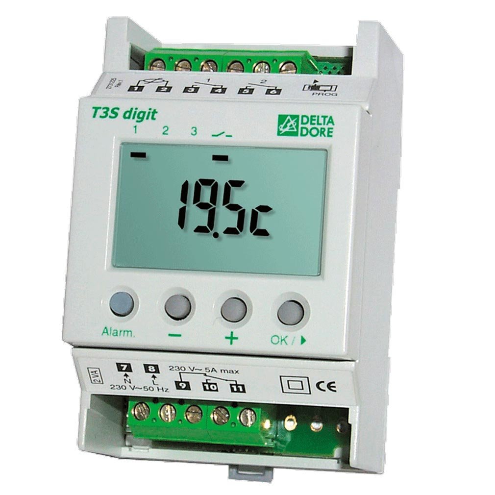 T3S DIGIT - 3 consignas de -9,5ºC a + 90ºC pour votre confort thermique
