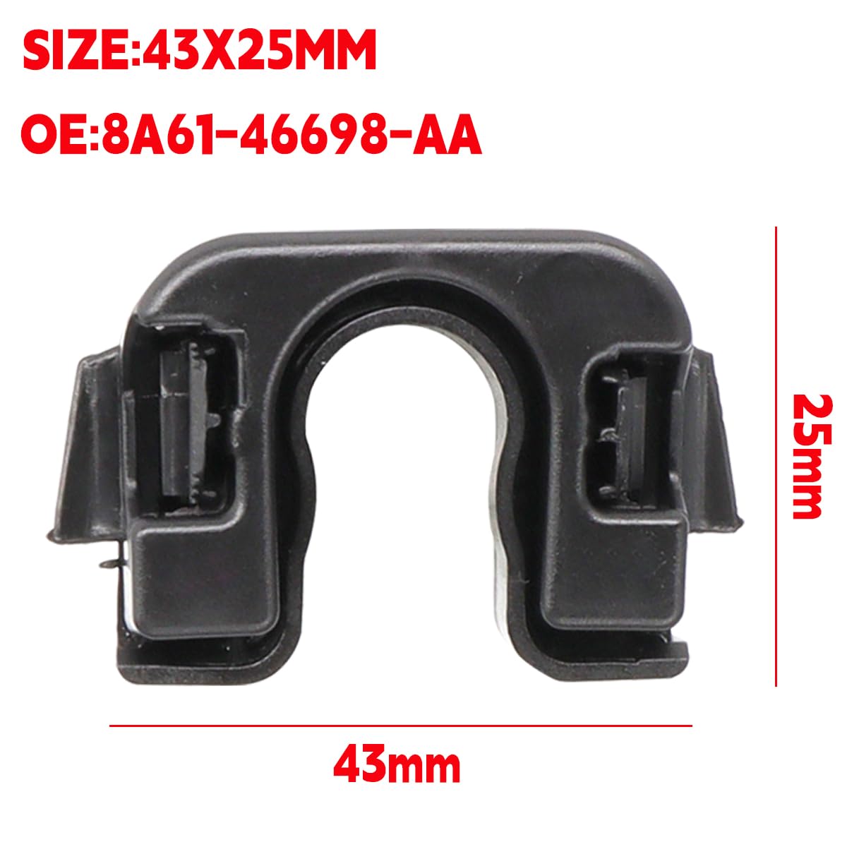 VFANDV Rivet Clips Plastique 925 Pcs, Clips Voiture Noir Universel