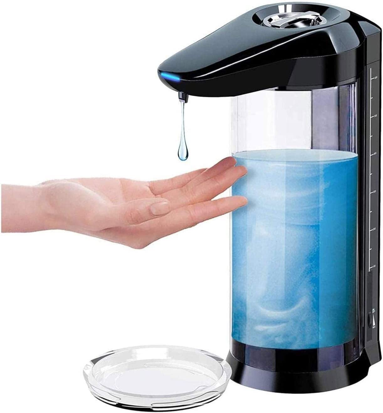 FBJAMZ Touchless Automatic Soap Dispenser,Infrared Motion Sensor, Hands Free, Waterproof Base for Home, School, Office, Hotel Hygienic