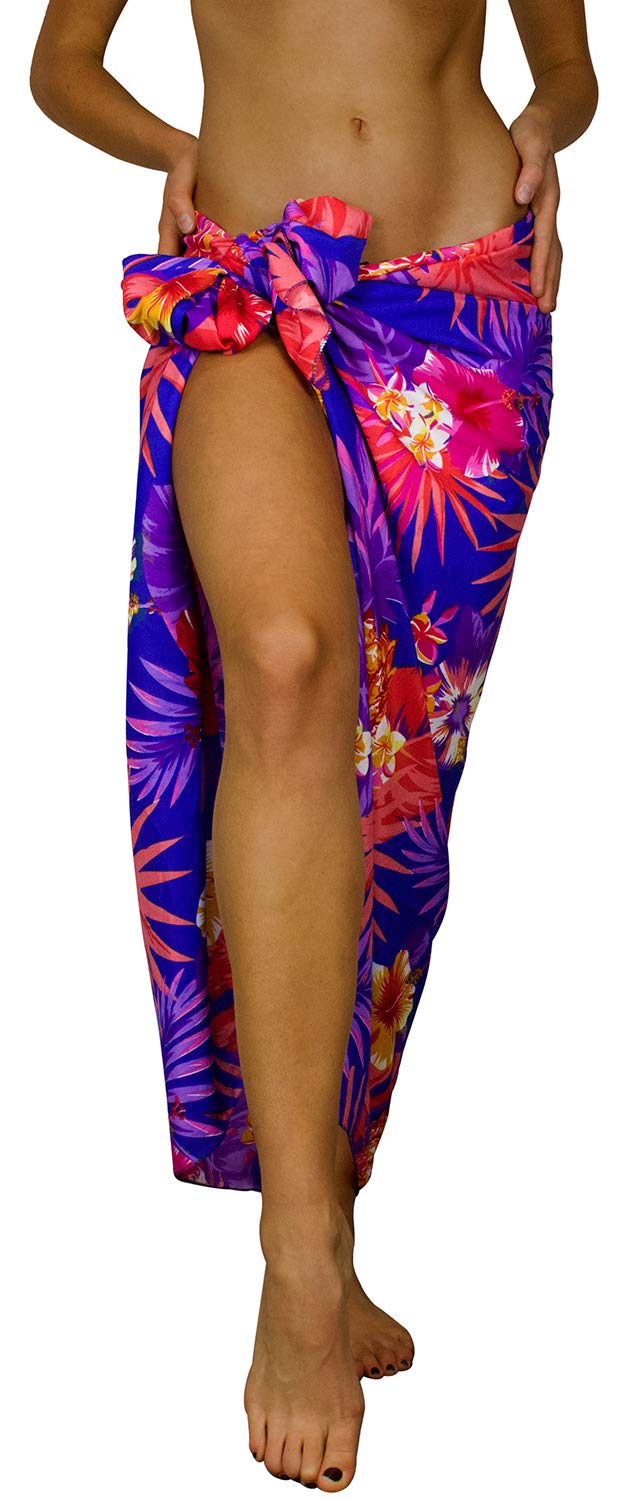King Kameha Hawaiano Pareo Sarong Abrigo De Playa para Mujeres Funda De Bikini Casual Traje De Baño Muy Ruidoso Piña Imprimir